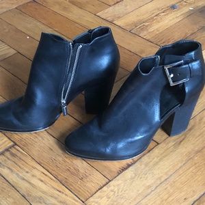 Michael Michael Korea black leather boots